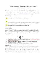 Nordson DAGE XD7600NT Operating Instructions Manual preview