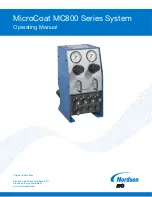 Preview for 1 page of Nordson MicroCoat MC800 Series Operating Manual