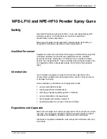 Preview for 3 page of Nordson NPE-HF10 Customer Product Manual