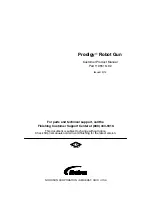 Nordson Prodigy Robot Gun Customer Product Manual preview