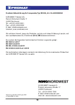 Предварительный просмотр 10 страницы NORDWEST 4000386540 User Manual