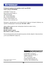 Предварительный просмотр 70 страницы NORDWEST 4000386540 User Manual