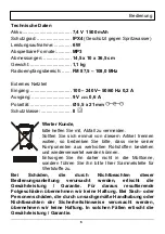 Preview for 10 page of NORDWEST 4000802015 Original Instruction Manual