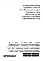 NORDWEST PROMAT 4000851055 Original Instruction Manual preview