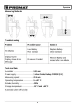 Preview for 10 page of NORDWEST PROMAT 4000851055 Original Instruction Manual