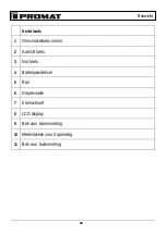 Preview for 24 page of NORDWEST PROMAT 4000851055 Original Instruction Manual