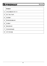 Preview for 4 page of NORDWEST PROMAT 4000851221 Original Instruction Manual