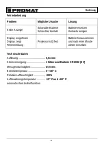 Preview for 6 page of NORDWEST PROMAT 4000851221 Original Instruction Manual