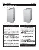 Preview for 1 page of Nordyne 045C-23ASA Installation Instructions Manual