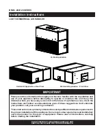 Nordyne B5SM -090 Series Installation Instructions Manual предпросмотр