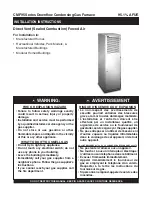 Nordyne CMF95 Series Installation Instructions Manual preview