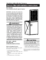 Nordyne E2 Series Owner'S Manual & Installation Instructions preview