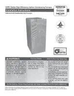 Preview for 1 page of Nordyne G5RC Installation Instructions Manual