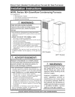 Nordyne M3RL 060A AW Installation Instructions Manual preview