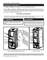 Preview for 1 page of Nordyne MGHA Series Installation Instructions Manual