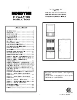 Nordyne O4HD-091A-12-FA Installation Instructions Manual preview