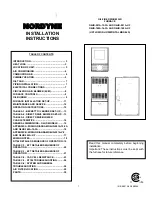 Предварительный просмотр 1 страницы Nordyne O4HD-091A-12-FA Installation Instructions Manual