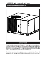 Предварительный просмотр 1 страницы Nordyne Q4SD-X24K Installation Instructions Manual