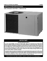 Nordyne Q5RF-X24KA Installation Instructions Manual preview