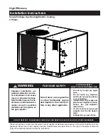 Nordyne R6GD-X36C072 Installation Instructions Manual preview