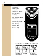 Preview for 6 page of Norelco 4604X MicroAction User Manual