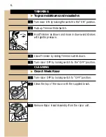 Preview for 10 page of Norelco 4604X MicroAction User Manual