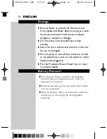 Предварительный просмотр 20 страницы Norelco 482244112327 Product Manual