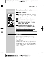 Предварительный просмотр 37 страницы Norelco 482244112327 Product Manual