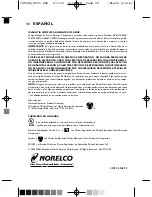 Предварительный просмотр 40 страницы Norelco 482244112327 Product Manual