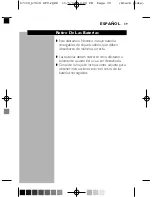 Preview for 38 page of Norelco 6701X/43 User Manual