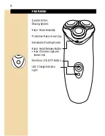 Предварительный просмотр 8 страницы Norelco 6828XL Owner'S Manual