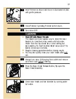 Preview for 13 page of Norelco 6848 Manual