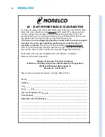 Предварительный просмотр 6 страницы Norelco 6863XL User Manual