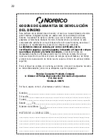 Preview for 22 page of Norelco 6885XL Manual