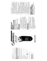 Preview for 1 page of Norelco 725RL User Manual