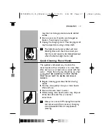 Предварительный просмотр 17 страницы Norelco 8170XL User Manual