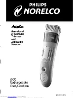 Preview for 1 page of Norelco Accuvac T970 Manual