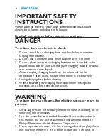 Preview for 4 page of Norelco Advantage 6735X User Manual