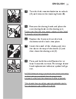 Preview for 23 page of Norelco at811 Directions For Use Manual