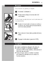 Preview for 41 page of Norelco at811 Directions For Use Manual