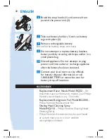 Preview for 22 page of Norelco AXE XA525 User Manual