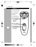 Предварительный просмотр 8 страницы Norelco Norelco Quadra 7616X Owner'S Manual