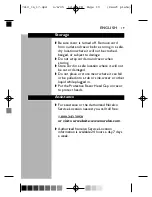 Предварительный просмотр 19 страницы Norelco Norelco Quadra 7616X Owner'S Manual