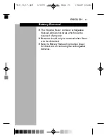 Предварительный просмотр 21 страницы Norelco Norelco Quadra 7616X Owner'S Manual