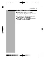 Предварительный просмотр 43 страницы Norelco Norelco Quadra 7616X Owner'S Manual