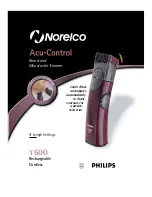 Norelco Norelco T600 Brochure & Specs preview