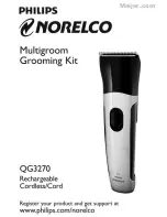 Norelco QG3270 Manual preview