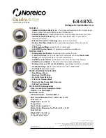 Предварительный просмотр 2 страницы Norelco QuadraAction 6848XL Specifications