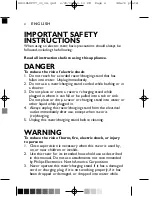 Preview for 4 page of Norelco Spectra 8831XL User Manual