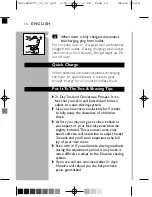 Preview for 14 page of Norelco Spectra 8831XL User Manual